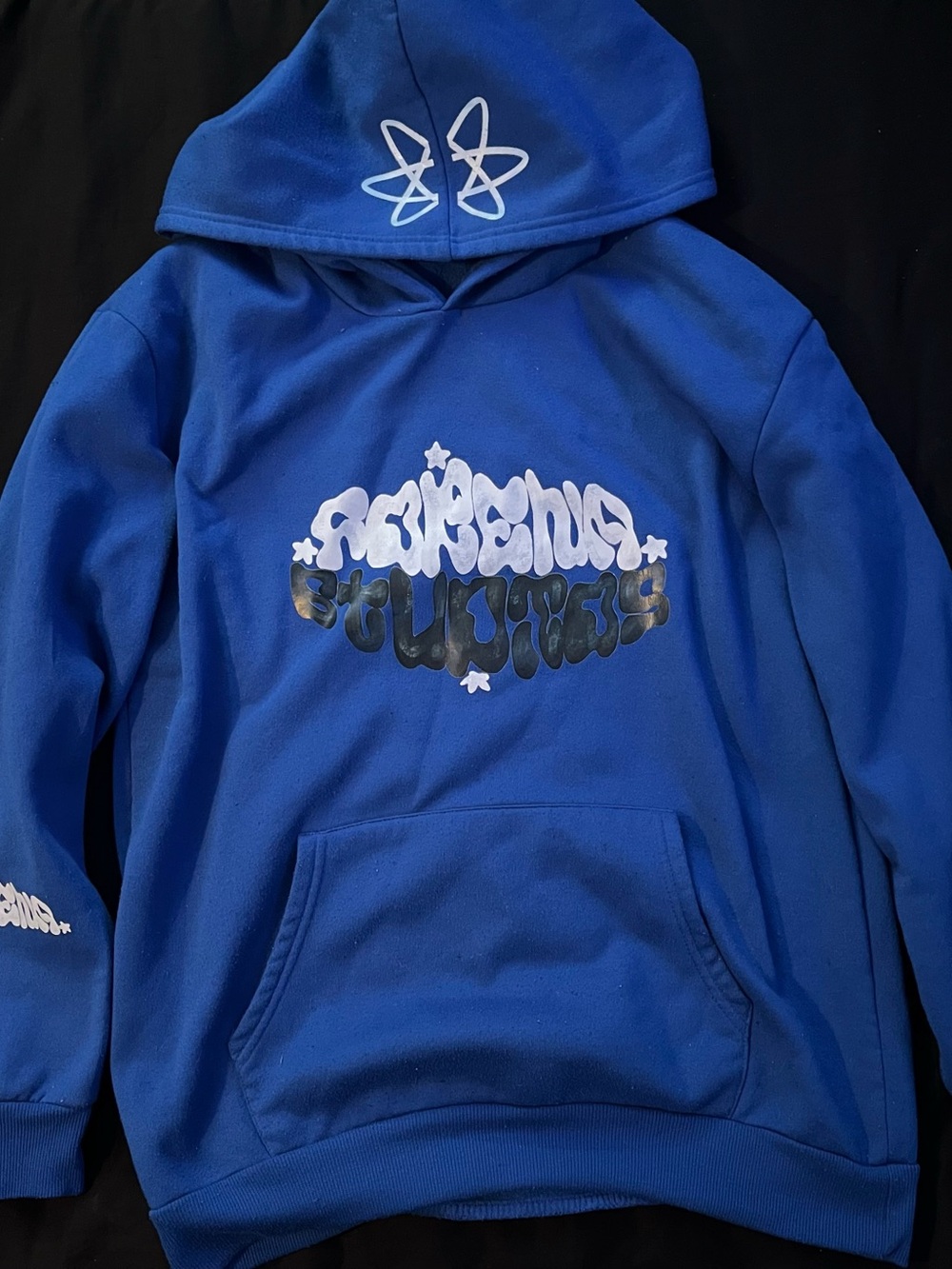 Men’s Blue Graphic Hoodie